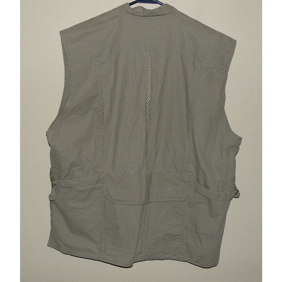 Rothco Outback Vest Men’s Large Photo Utility Gray Zipper 17 Pocket Mesh NWT - Picture 3 of 3